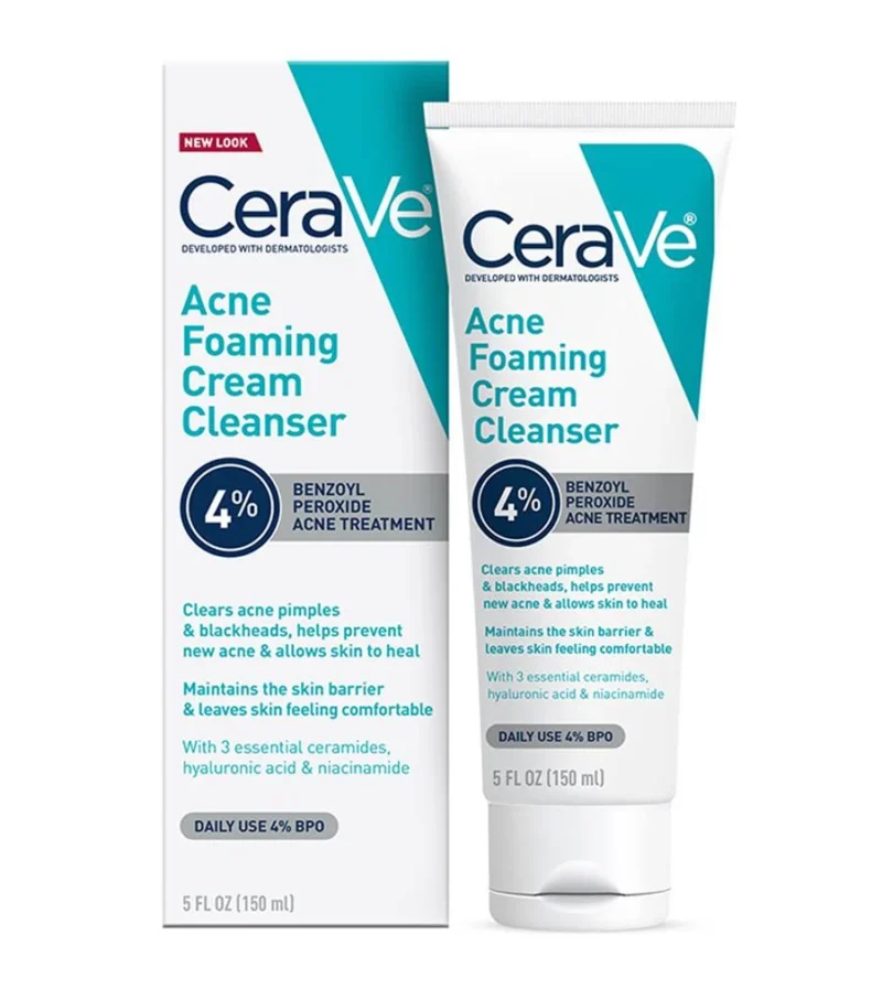 CeraVe Acne Foaming Cream Cleanser 150 ML - Image 1