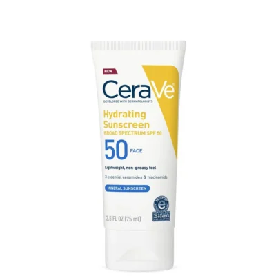 Hydrating Mineral Sunscreen SPF 50 Face Lotion 75 ML