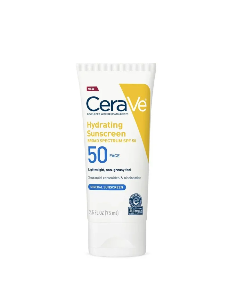 Hydrating Mineral Sunscreen SPF 50 Face Lotion 75 ML - Image 1
